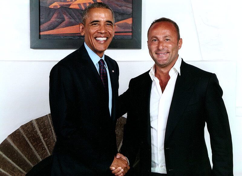 Dr. Andy Khawaja with Barack Obama
