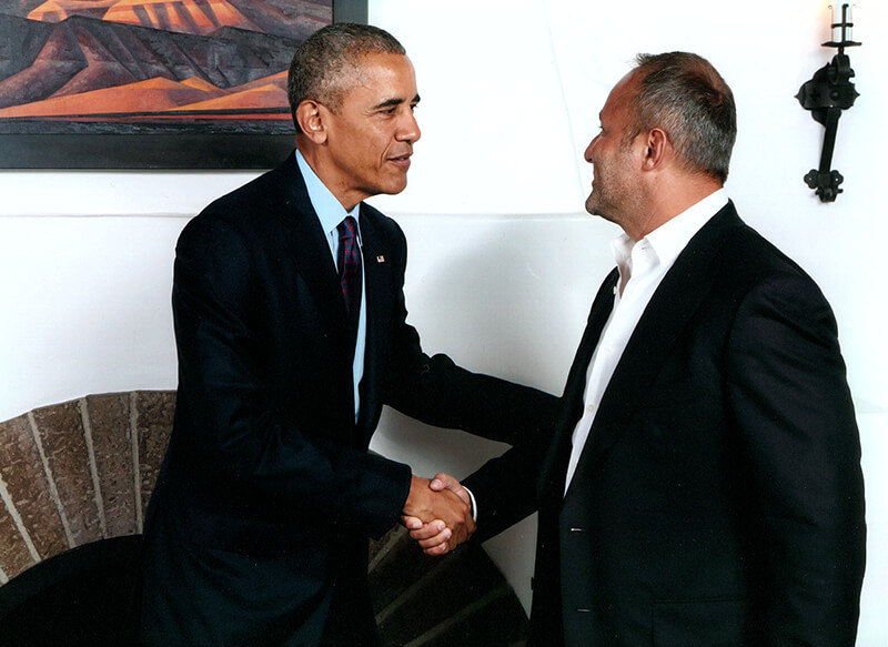 Dr. Andy Khawaja with Barack Obama