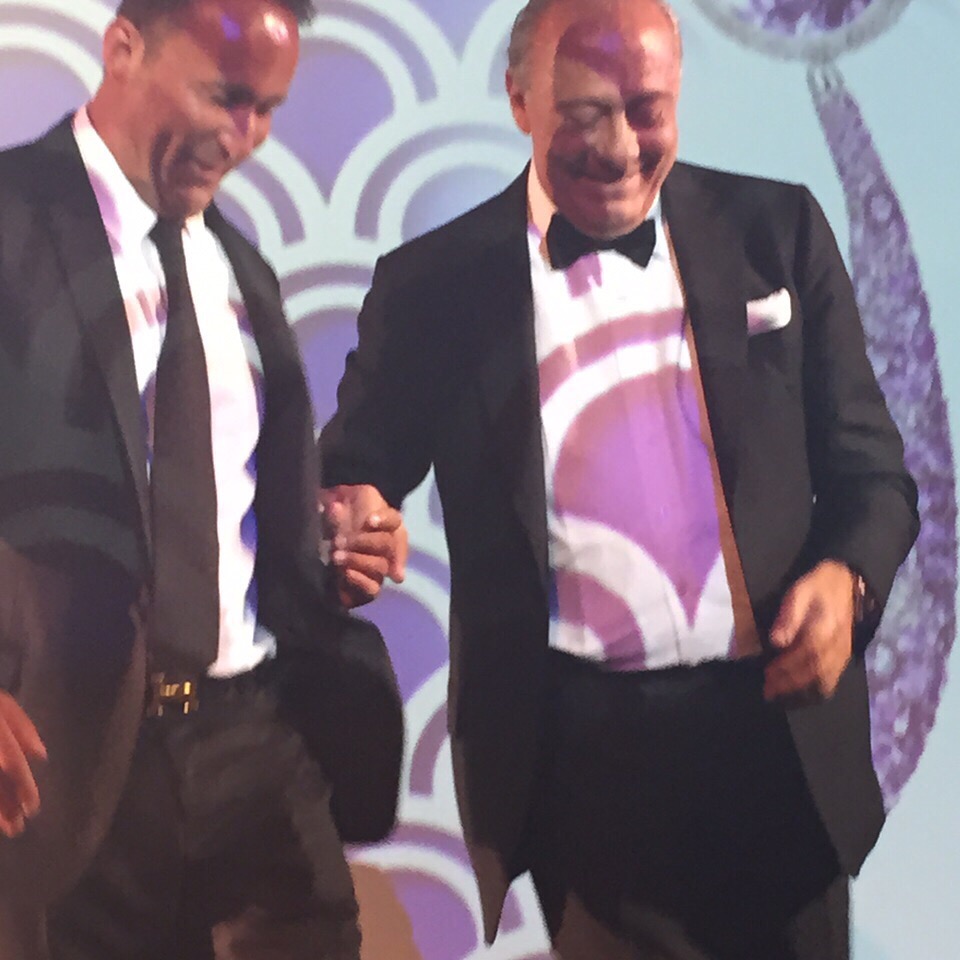 Dr. Andy Khawaja with Black Diamond Specialist Fawaz Gruosi