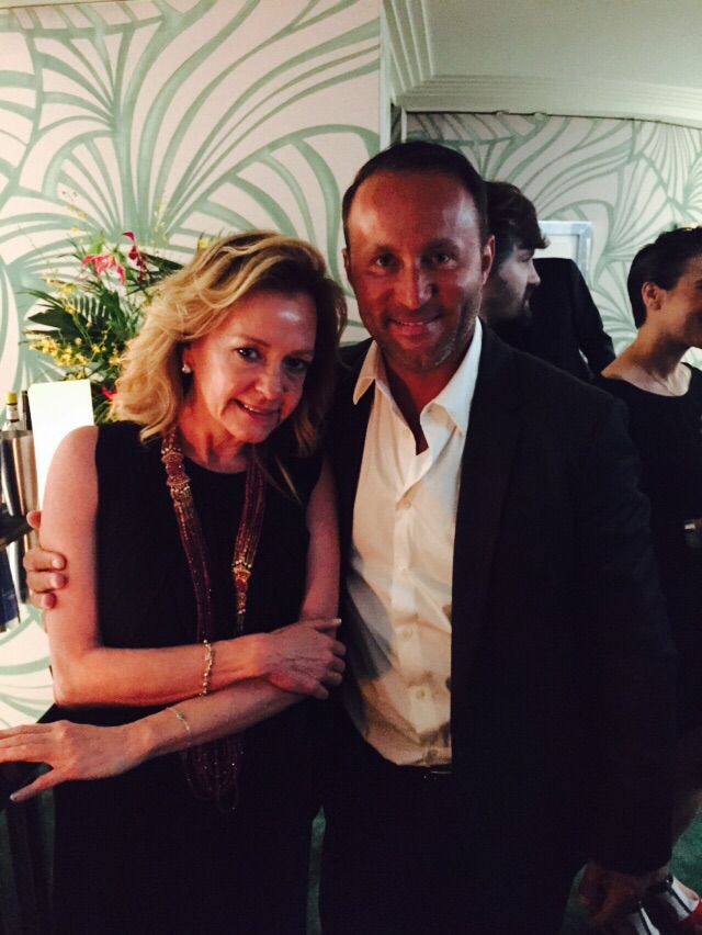 Dr. Andy Khawaja with Caroline Scheufele