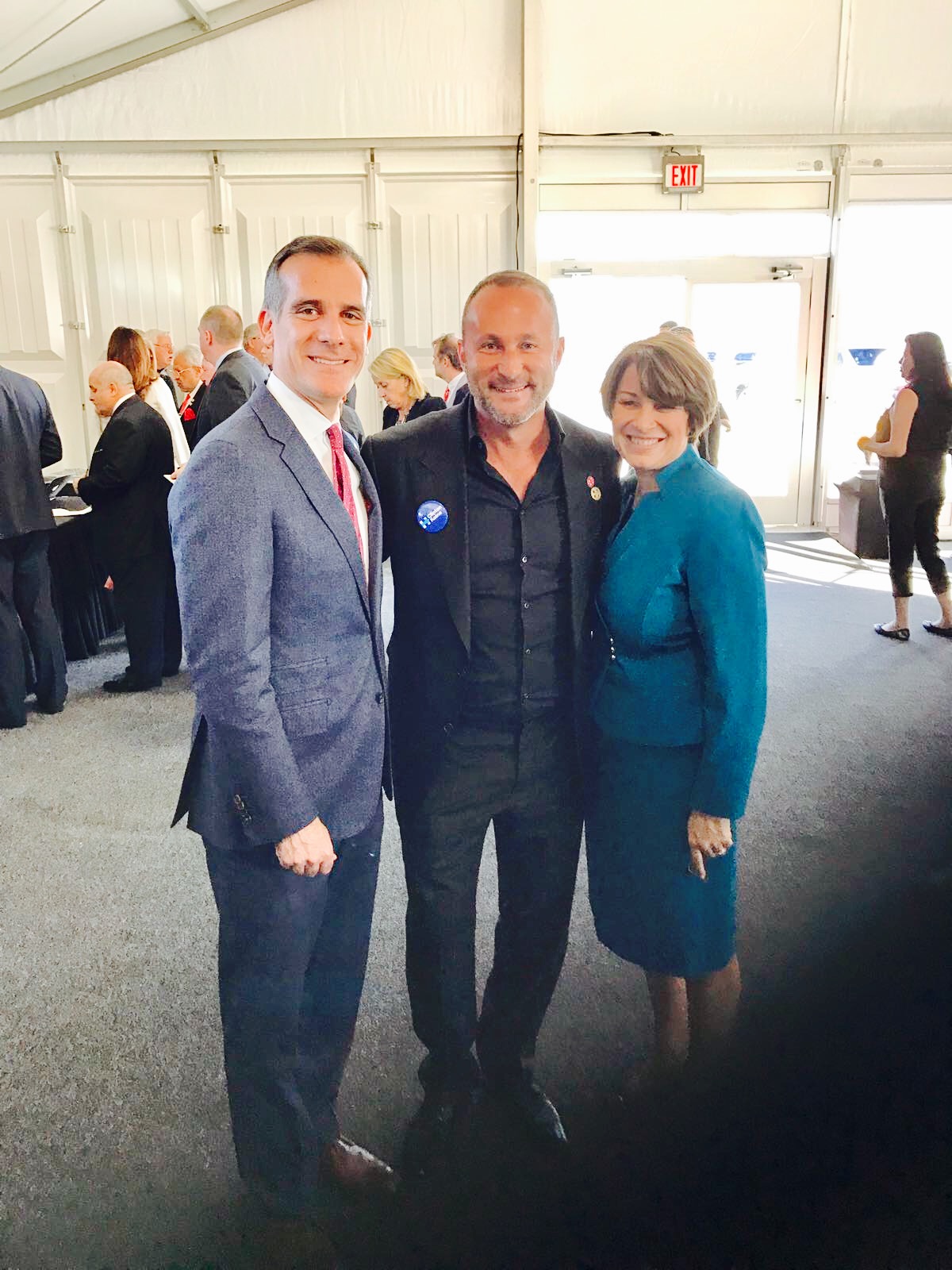 Dr. Andy Khawaja with Eric Garcetti - Oct 2016