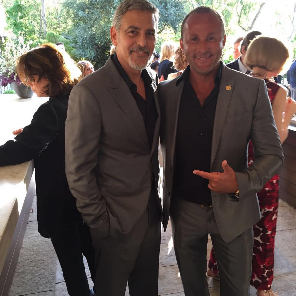 Dr. Andy Khawaja with George Clooney