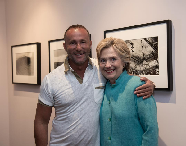 Dr. Andy Khawaja with Hillary Clinton