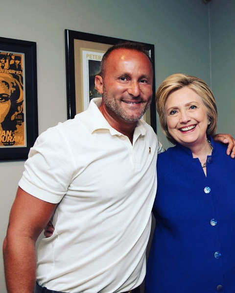 Dr. Andy Khawaja with Hillary Clinton
