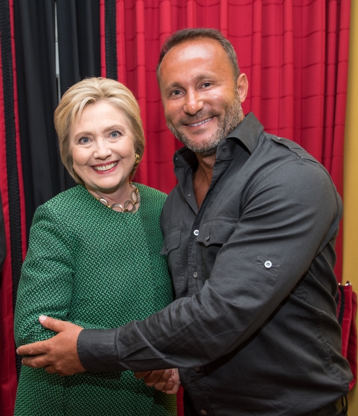 Dr. Andy Khawaja with Hillary Clinton