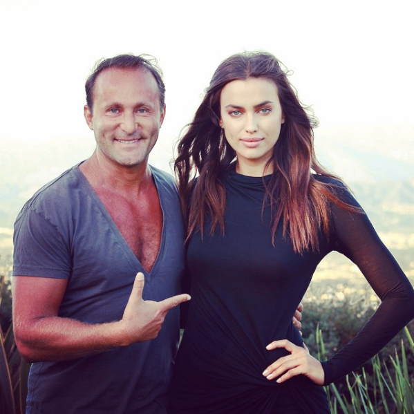 Dr. Andy Khawaja with Irina Shayk
