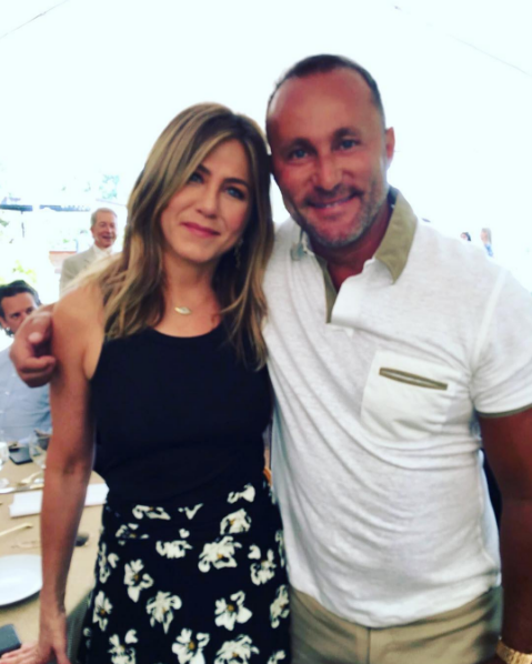 Dr. Andy Khawaja with Jennifer Aniston