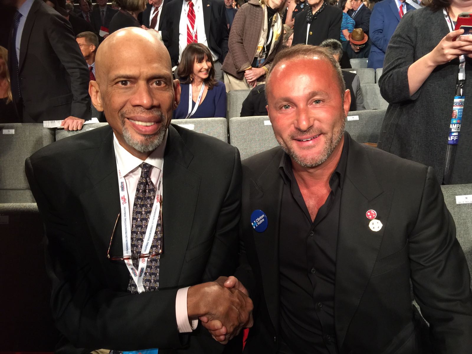 Dr. Andy Khawaja with Kareem Abdul Jabbar - Oct 2016