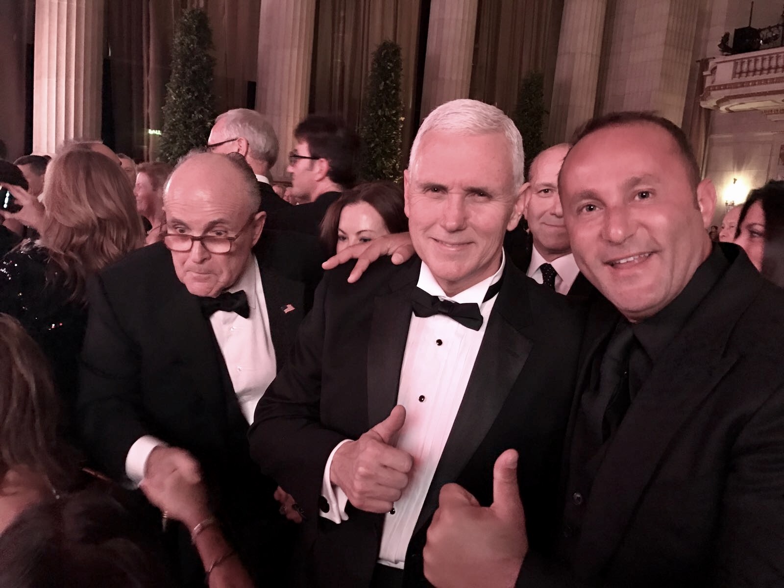 Dr. Andy Khawaja with Mike Pence