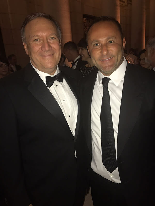 Dr. Andy Khawaja with Mike Pompeo