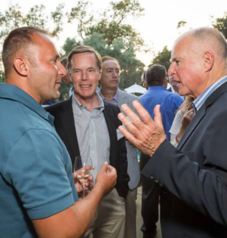 Dr. Andy Khawaja with Nick Burns and CA Governor Jerry Brown