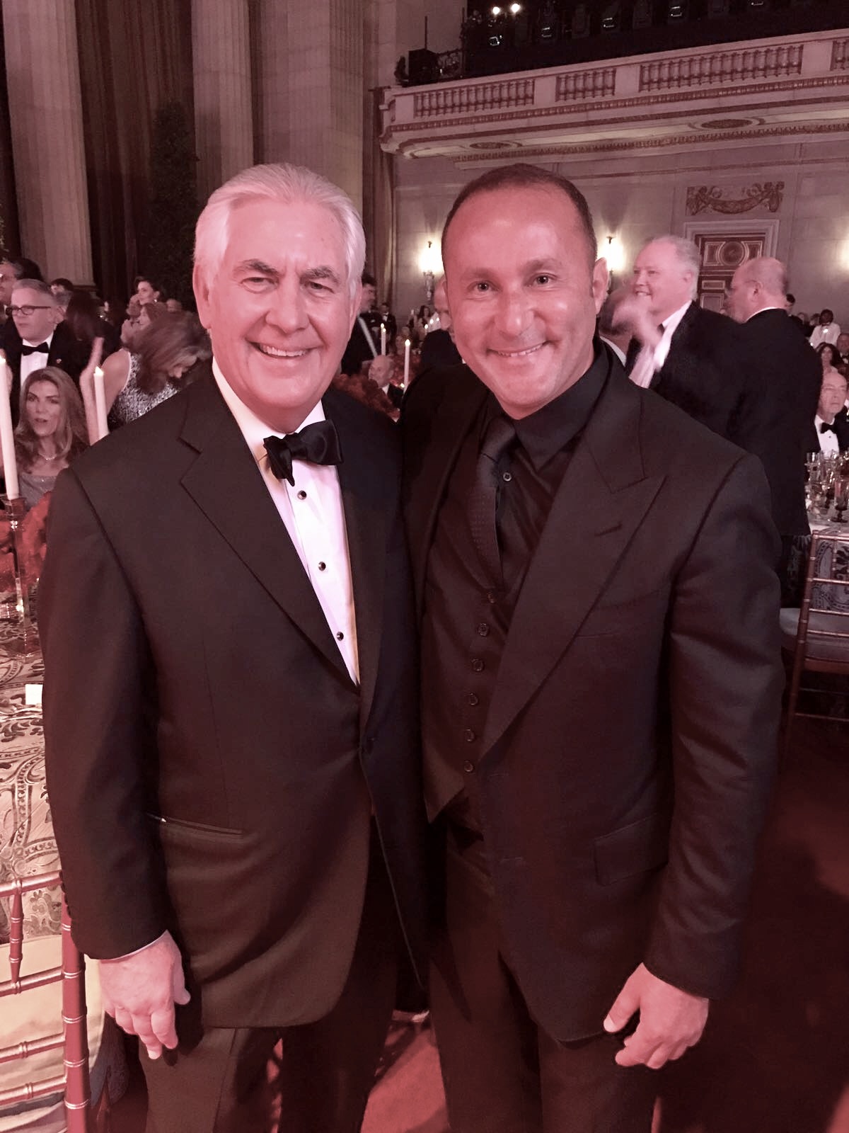 Dr. Andy Khawaja with Rex Tillerson