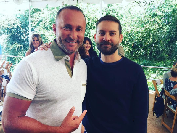 Dr. Andy Khawaja With Toby Maguire