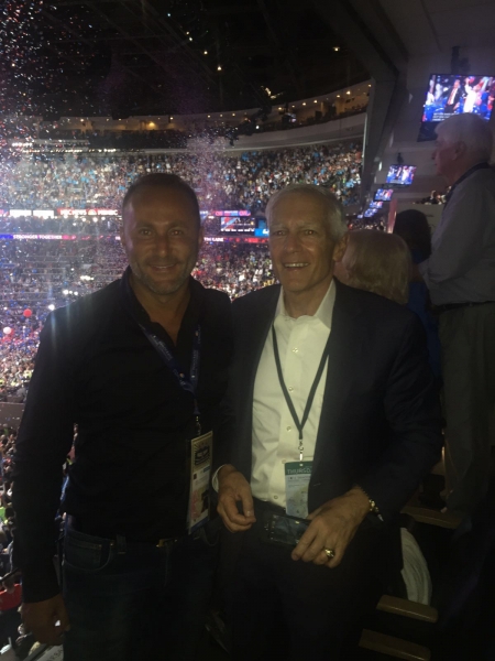 Dr. Andy Khawaja with US Army General Wesley Clark
