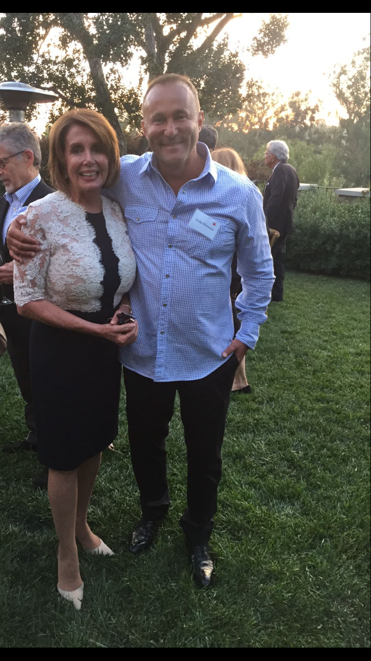 Dr. Andy Khawaja with US Congresswoman Nancy Pelosi