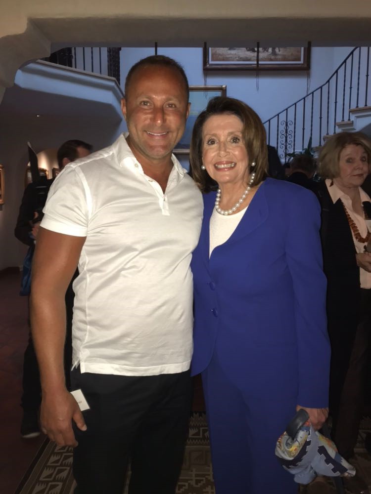 Dr. Andy Khawaja with Nancy Pelosi