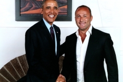 Dr. Andy Khawaja with Barack Obama