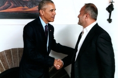 Dr. Andy Khawaja with Barack Obama