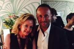 Dr. Andy Khawaja with Caroline Scheufele