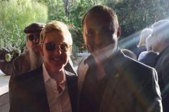 Dr. Andy Khawaja with Ellen DeGeneres