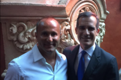 Dr. Andy Khawaja with Eric Garcetti