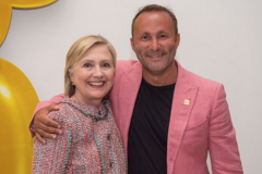 Dr. Andy Khawaja with Hillary Clinton