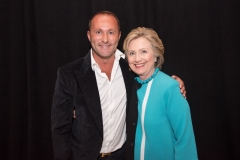 Dr. Andy Khawaja with Hillary Clinton