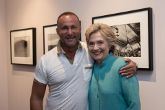 Dr. Andy Khawaja with Hillary Clinton