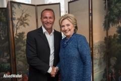 Dr. Andy Khawaja with Hillary Clinton