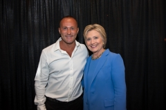 Dr. Andy Khawaja with Hillary Clinton