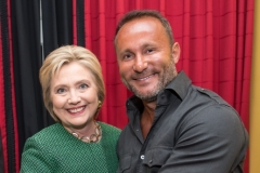 Dr. Andy Khawaja with Hillary Clinton