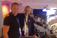 Dr. Andy Khawaja with John Podesta - Hillary Clinton's campaign chair