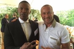 Dr. Andy Khawaja with Jamie Fox