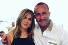 Dr. Andy Khawaja with Jennifer Aniston