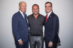 Dr. Andy Khawaja with Joe Biden and Eric Garcetti - Jan 2017