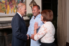 Dr. Andy Khawaja with Joe Biden and Nancy Pelosi