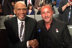 Dr. Andy Khawaja with Kareem Abdul Jabbar - Oct 2016