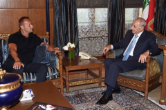 Dr. Andy Khawaja with Nabih Berri - Speaker of the Parliament of Lebanon