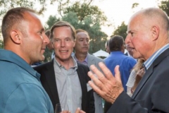 Dr. Andy Khawaja with Nick Burns and CA Governor Jerry Brown