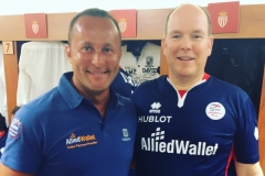 Dr. Andy Khawaja with Prince Albert of Monaco
