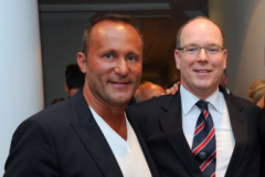 Dr. Andy Khawaja with Prince Albert of Monaco