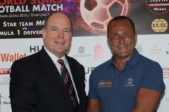 Dr. Andy Khawaja with Prince Albert of Monaco