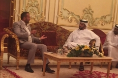 Dr. Andy Khawaja with Prince Mohammed bin Zayed al nahyan