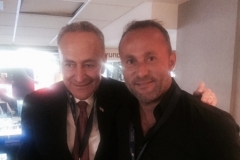 Dr. Andy Khawaja with Senator Charles "Chuck" Ellis Schumer