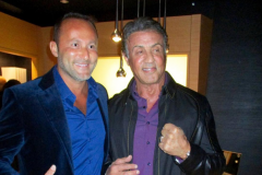 Dr. Andy Khawaja with Sylvester Stallone