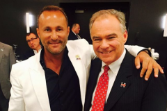 Dr. Andy Khawaja with Tim Kaine