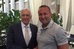 Dr. Andy Khawaja with US Army General Wesley Clark