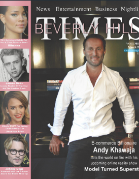 Dr. Andy Khawaja Beverly Hills Times - March 2014 cover