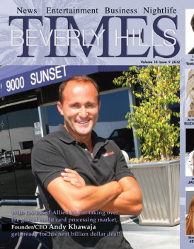 Dr. Andy Khawaja Beverly Hills Times - Sept 2012 cover