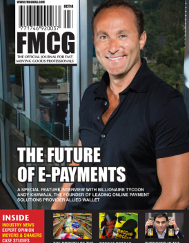 Dr. Andy Khawaja FMCG Magazine cover
